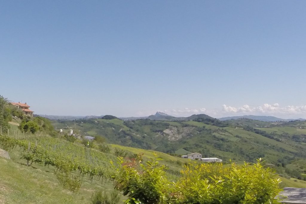 Sicht auf San Marino